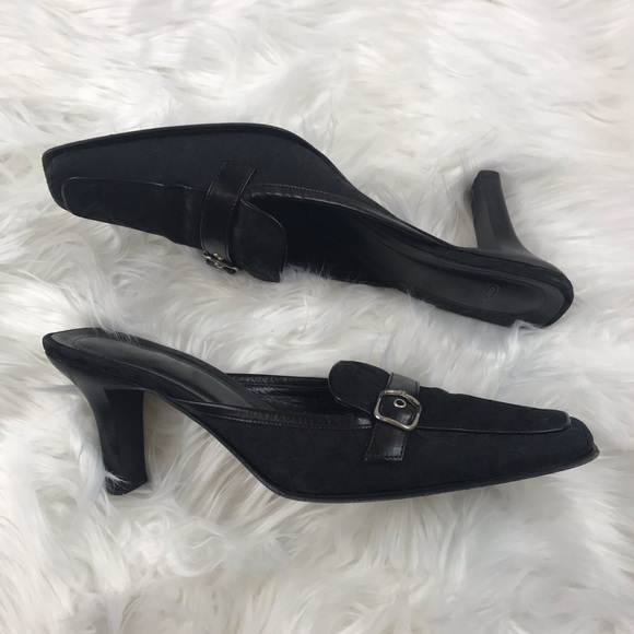 Coach Black Mules - Picture 4 of 5